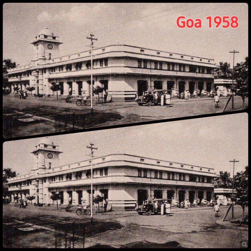 Vasco Da Gama Municipal Market Goa 1958